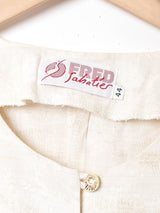 デザインボタン 総柄シャツ