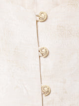 デザインボタン 総柄シャツ