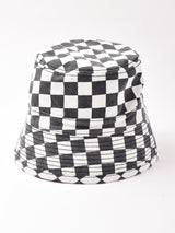 チェッカーフラッグ柄 バケットハット