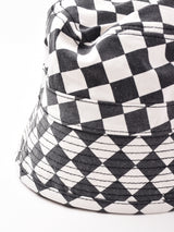 チェッカーフラッグ柄 バケットハット