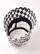 チェッカーフラッグ柄 バケットハット