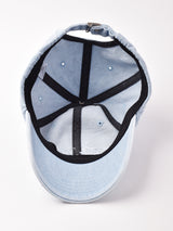 【2色展開】刺繍入り デニムキャップ Friskier