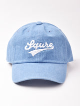 【2色展開】 刺繍入り デニムキャップ