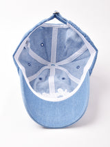 【2色展開】 刺繍入り デニムキャップ