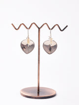 ターコイズ ハート シルバーピアス