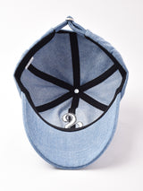 【2色展開】 刺繍入り デニムキャップ S
