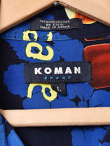 ビール柄 ハワイアンシャツ