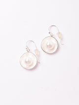 パールライク シルバーピアス