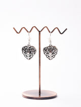 ハートスタンプ シルバーピアス