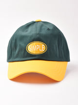 【2色展開】刺繍入り 2トーンキャップ SIMPLE