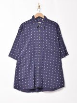 総柄 半袖シャツ