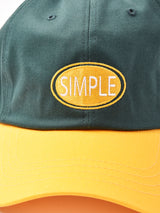 【2色展開】刺繍入り 2トーンキャップ SIMPLE