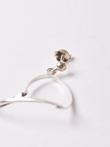 ハート ライン シルバーピアス