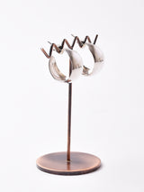 ワイドフープ シルバーピアス