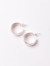 ワイドフープ シルバーピアス