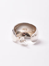 ワイドフープ シルバーピアス