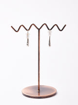 スモールドロップ シルバーピアス