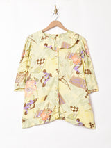 総柄 デザインカラー 半袖シャツ