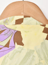 総柄 デザインカラー 半袖シャツ