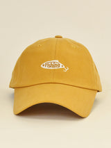 【2色展開】コットンキャップ Fishing