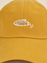 【2色展開】コットンキャップ Fishing