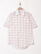 総柄 半袖シャツ