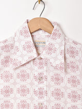 総柄 半袖シャツ