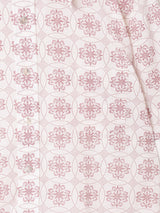 総柄 半袖シャツ