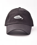 【2色展開】コットンキャップ Fishing
