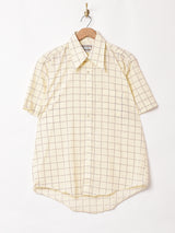 70's   総柄 半袖シャツ