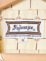 70's   総柄 半袖シャツ