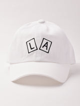 【2色展開】 コットンキャップ LA