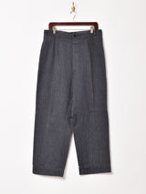 ストライプ柄 コットンパンツ W34