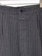 ストライプ柄 コットンパンツ W34