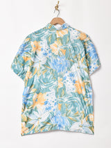 花柄 半袖シャツ