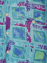 総柄 半袖シャツ