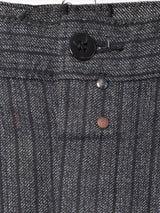 ストライプ柄 コットンパンツ W34