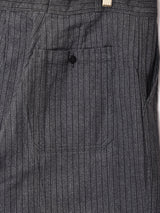 ストライプ柄 コットンパンツ W34