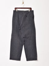 ストライプ柄 コットンパンツ W34