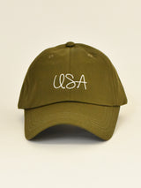 【2色展開】 コットンキャップ USA