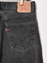 Levi's 550 ブラックデニムパンツ W34