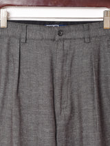 Ralph Lauren ヘリンボーン柄タック入り パンツ W33