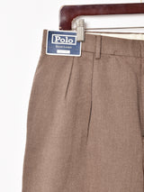 Ralph Lauren タック入り コットンパンツ W35