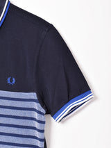 FRED PERRY ワンポイント 切り替えデザイン ポロシャツ