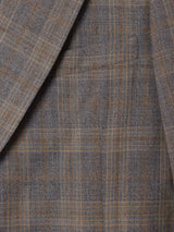 チェック柄 テーラードジャケット