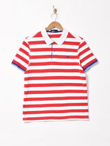 FRED PERRY ワンポイント ボーダー ポロシャツ