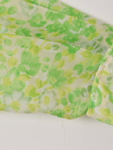 花柄 ボウタイ シアーブラウス