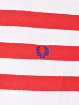 FRED PERRY ワンポイント ボーダー ポロシャツ