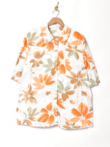 花柄 半袖シャツ