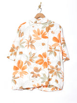 花柄 半袖シャツ
